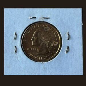 1999 Connecticut 24 karat gold plated Quarter